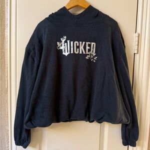 Wicked Graphic Hoodie in Black, size small